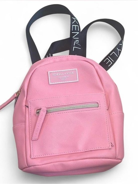 Kendall & Kylie Handbags - Kendall & Kylie Bubblegum Pink Mini Backpack with Branded Straps